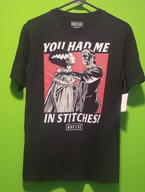 'You Had Me in Stitches' Black Graphic Tee